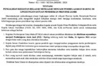 Surat edaran Gubernur Jambi(poto: istimewa).