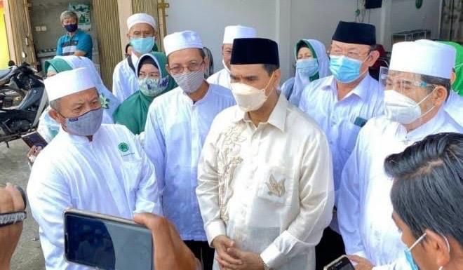 Ketua DPD HKTI Provinsi Jambi Dr Ir H A R Sutan Adil Hendra MM merespons ancaman paparan kabut asap Jambi.(poto: oegopost.id).