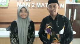 Kautsar Ratu Bilqis, seorang siswi MAN 2 Mataram kelas XI Sainkes 3.(poto: radarntb.com).