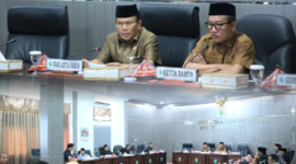 Dewan Perwakilan Rakyat Daerah Kota Sungai Penuh melaksanakan rapat bamus dprd sungai untuk menyusun agenda kerja Masa Persidangan I Tahun 2026 pada Selasa (15/09).(poto: oegopost.id0.