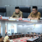 Dewan Perwakilan Rakyat Daerah Kota Sungai Penuh melaksanakan rapat bamus dprd sungai untuk menyusun agenda kerja Masa Persidangan I Tahun 2026 pada Selasa (15/09).(poto: oegopost.id0.