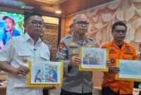 Konferensi pers terkait identifikasi jenazah rombongan jurnalis yang hilang saat meliput erupsi Gunung Anak Krakatau.(poto: detik.com).