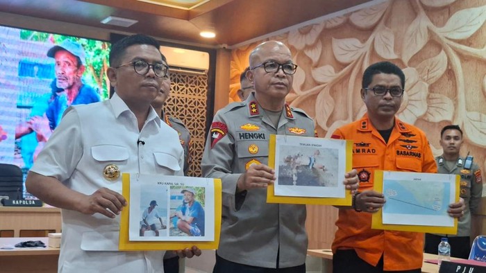 Konferensi pers terkait identifikasi jenazah rombongan jurnalis yang hilang saat meliput erupsi Gunung Anak Krakatau.(poto: detik.com).