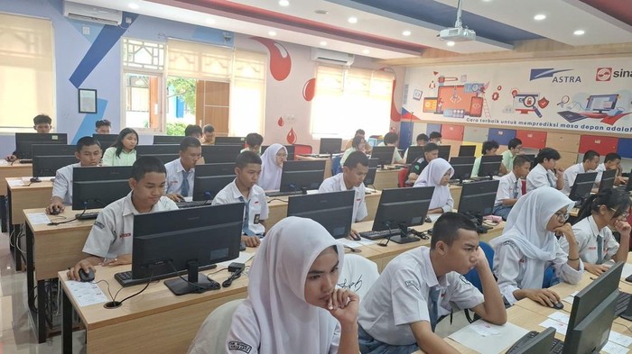 Ilustrasi Tes Kemampuan Akademik jenjang SMA/SMK sederajat.(poto: detik.com).