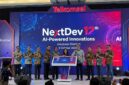 Peresmian program inkubasi startup NextDev ke-12 bertema AI-Powered Innovations yang digelar Telkomsel di Cikini, Jakarta Pusat.