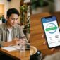 Ilustrasi: Pelanggan memeriksa fitur rollover kuota internet di ponsel tanpa beban biaya tambahan tarif paket data.(poto: AI).