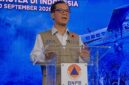 Plt Kepala Pusat Data, Informasi, dan Komunikasi Kebencanaan BNPB, Berton S.P. Panjaitan, menyampaikan sikap resmi tersebut kepada wartawan di Jakarta.(poto: kompas.com).