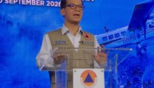 Plt Kepala Pusat Data, Informasi, dan Komunikasi Kebencanaan BNPB, Berton S.P. Panjaitan, menyampaikan sikap resmi tersebut kepada wartawan di Jakarta.(poto: kompas.com).