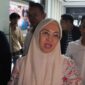 Bupati Gowa, Husniah Talenrang saat dikonfirmasi Kompas.com usai menjalani pemeriksaan sebagai saksi di Mapolresta Gowa. Selasa, (11/8/2026).(poto: kompas.com).
