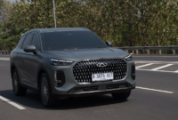 Chery Tiggo 9 CSH diuji dari Jakarta ke Semarang sejauh 450 km. Hasilnya, BBM yang terpakai hanya 2 liter.(poto: kompas.com).