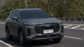 Chery Tiggo 9 CSH diuji dari Jakarta ke Semarang sejauh 450 km. Hasilnya, BBM yang terpakai hanya 2 liter.(poto: kompas.com).