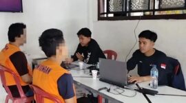 Polres OKU Selatan menetapkan tersangka kasus kematian seorang narapidana di Lapas Muaradua, Sumsel, Sabtu (24/10/2026).(poto: kompas.com).